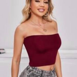Red tube top